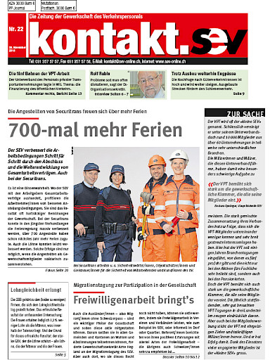 SEV Nr. 22/2014