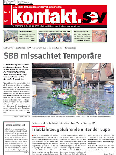 SEV Nr. 13/2015