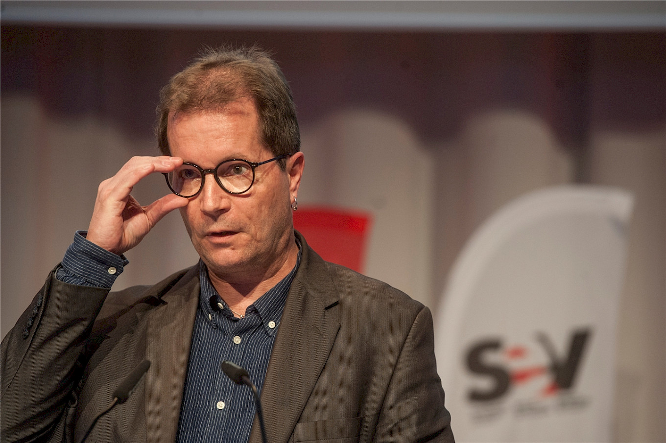 Vincent Brodard am SEV-Kongress 2017: Als Mitarbeiter beim Rechtsschutz sieht er Schockierendes.