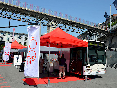 26.Juni: Lausanne, Place de l'Europe