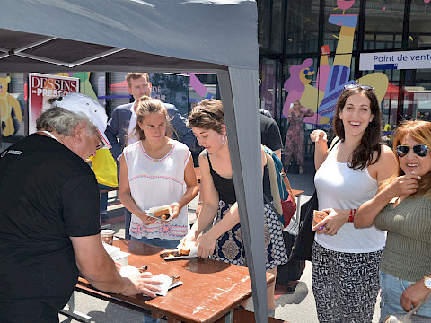 26.Juni: Lausanne, Place de l'Europe