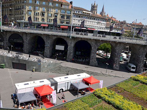 26.Juni: Lausanne, Place de l'Europe