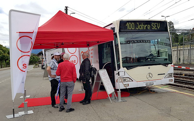100 Jahre SEV: Geburtstagsfeier in Spiez