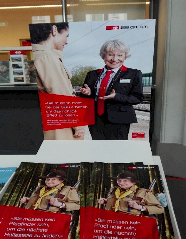 Dieses Plakat &auml;rgert das Personal.