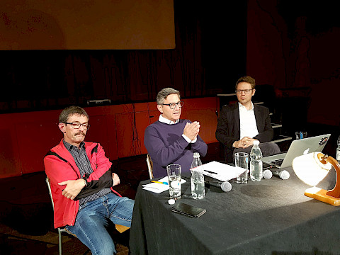 Podium in St. Gallen im Kino "Palace"