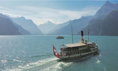 Deux bateaux à vapeur naviguent actuellement pour la SGV, ils seront trois dès juillet sur le Lac des Quatre-Cantons.