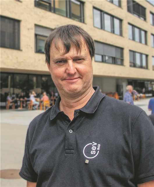 Hubi Koller in der Mittagspause der letzten GAV-Konferenz SBB/SBB Cargo, der er auch angehört.
