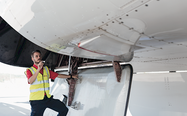 SEV-GATA fordert insbesondere spürbare Zeiterleichterungen bei den Arbeiten am Flugzeug. © Swiss International Air Lines