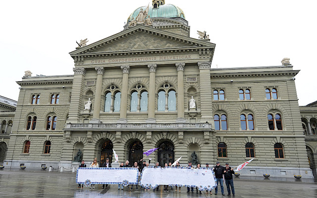 Aktion gegen Entlastungspaket 2027