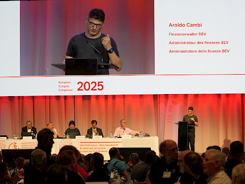 Aroldo Cambi, Finanzverwalter SEV / &copy;Michael Spahr