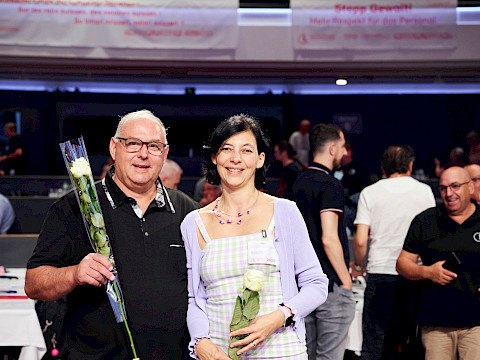 Ren&eacute; Schnegg und Hanny Weissm&uuml;ller &uuml;bernehmen das Vorstandspr&auml;sidium / &copy;Manu Friederich