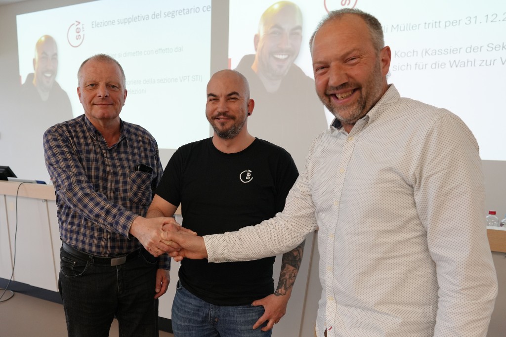 Drei Zentralsekretäre: Christian Neff (bis 2020), René Koch (ab 2027) und Ueli Müller (2021-2026)