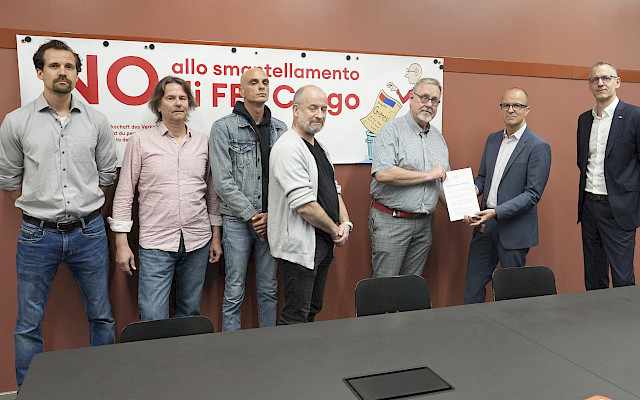FFS CARGO – Consegnate alla Direzione delle FFS le rivendicazioni del personale