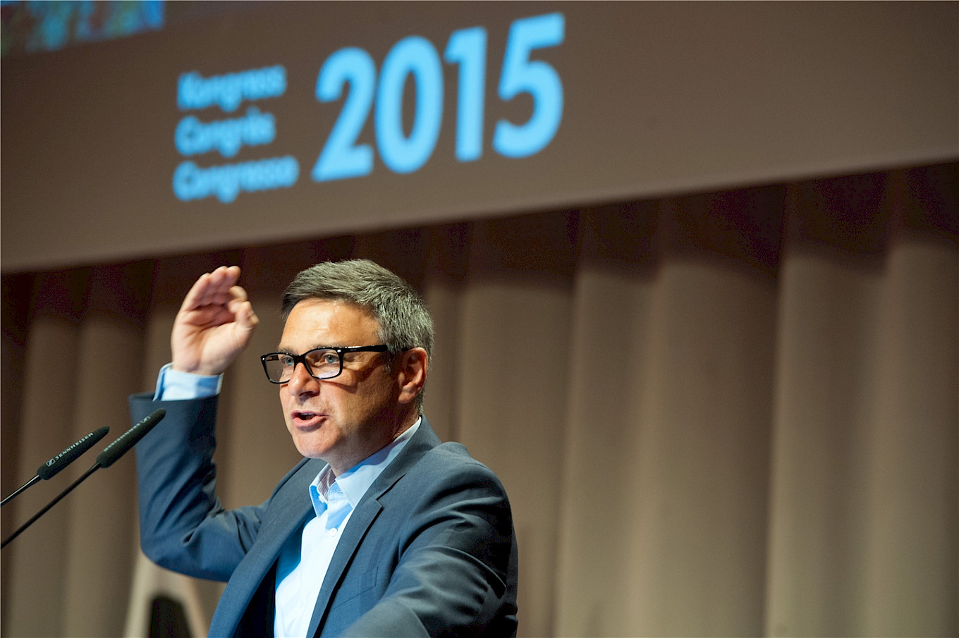 Giorgio Tuti am Kongress: «Es lebe der SEV!»