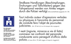 Autocollante contro le agressioni al personale